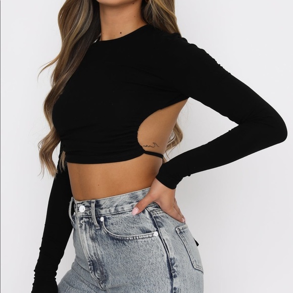 Whitefox On My Way Long Sleeve Crop - XS - Picture 6 of 8